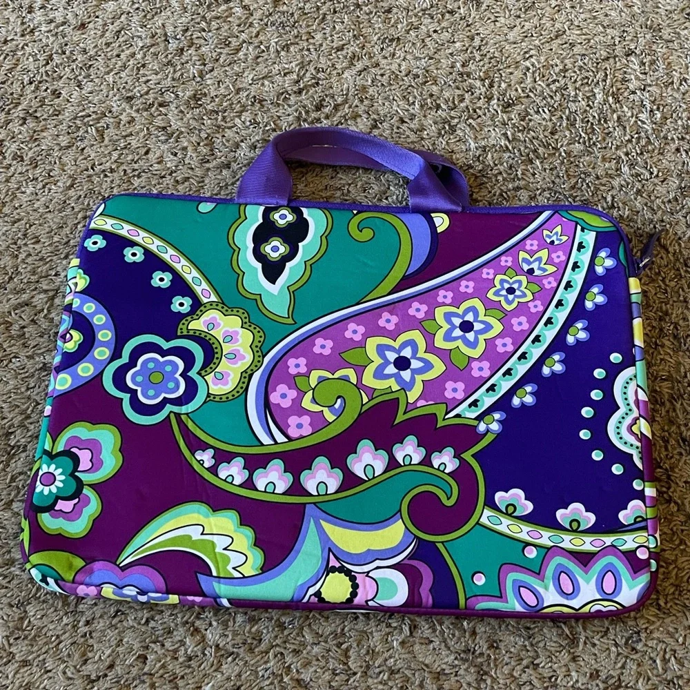 Vera Bradley Purple Laptop Bag